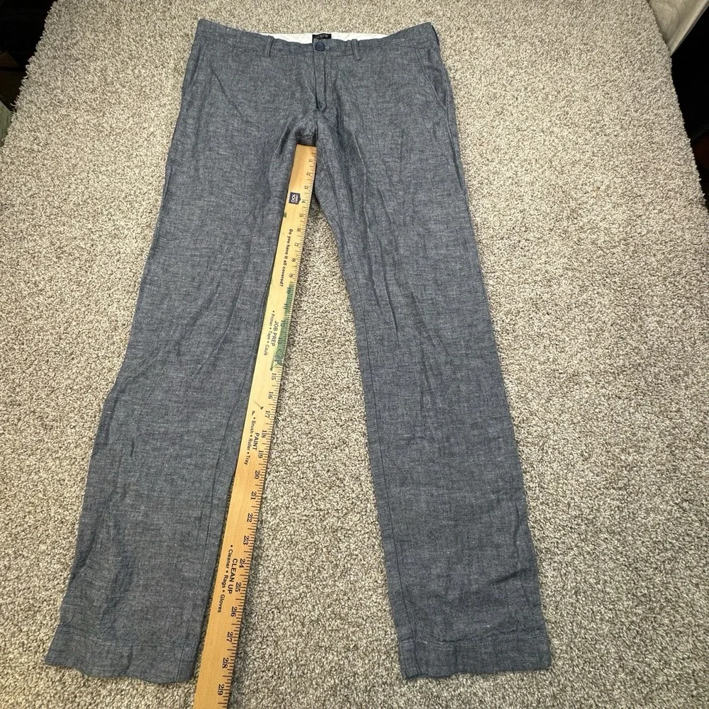 J Crew The‎ Driggs Pants Mens Size 33x32 Navy School Preppy Classic